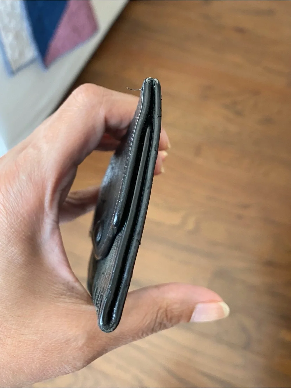 Bottega Veneta Black Intrecciato Leather Key Case Holder